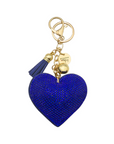 Heart Charm - Cobalt Blue