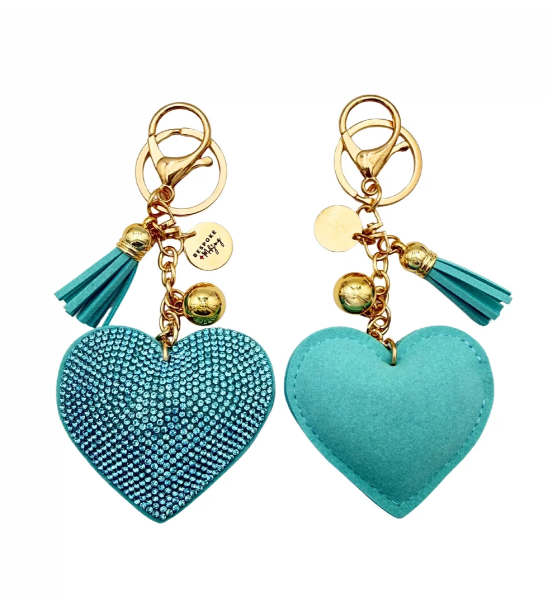 Heart Charm - Turquoise