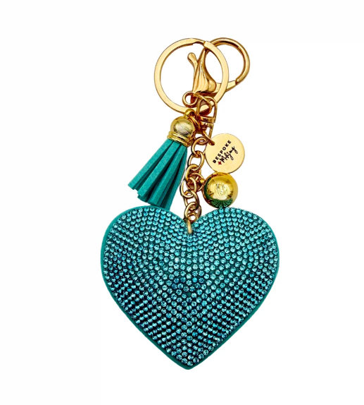 Heart Charm - Turquoise
