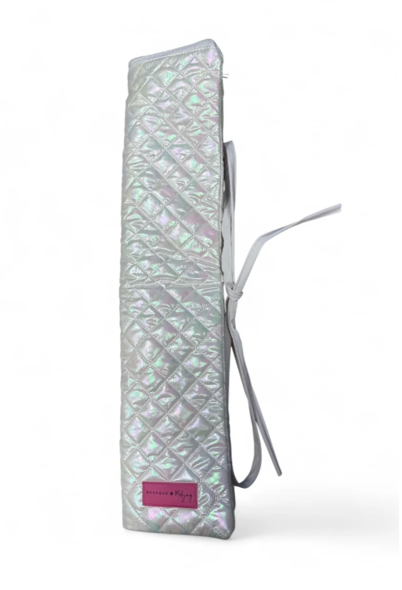Quilted Rack Bag - Iridescent White