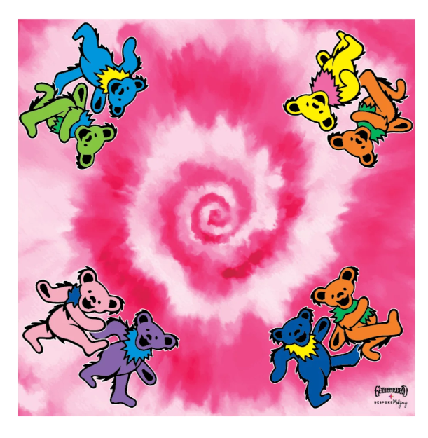 Grateful Dead Double Sided Mat - Bears