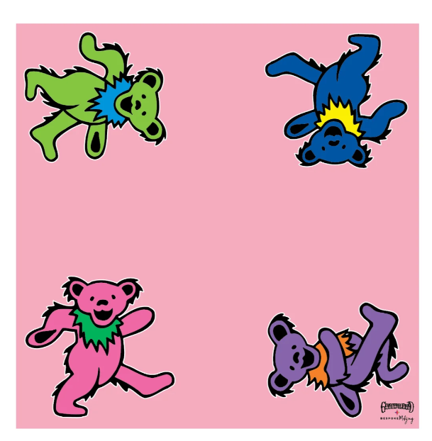 Grateful Dead Double Sided Mat - Bears