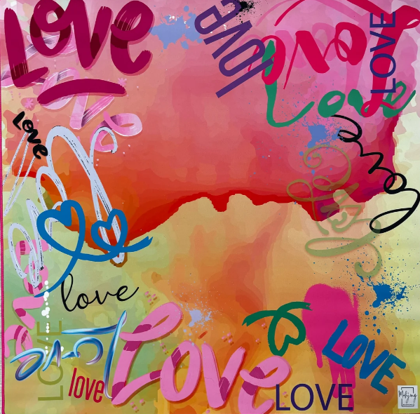 Double Sided Mat - Double Fun/Love Graff