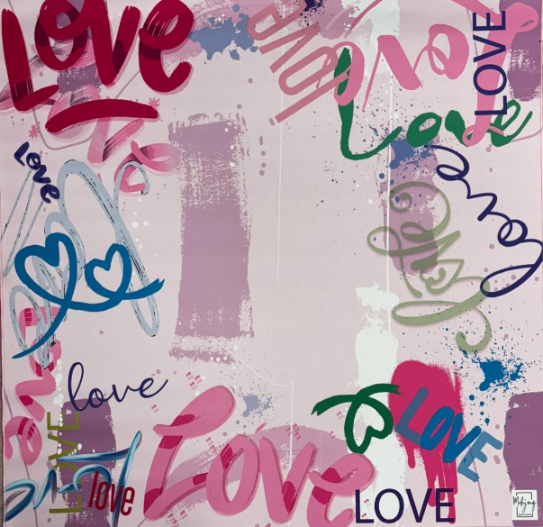 Double Sided Mat - Double Fun/Love Graff