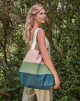 Petal/Sage/Racing Green Boho Bag