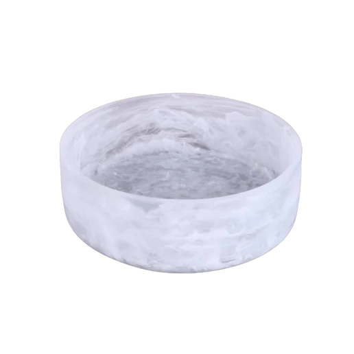 White Resin Salad Bowl Medium