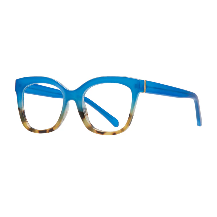 Morgan Blue Light Glasses - Blue/Brown