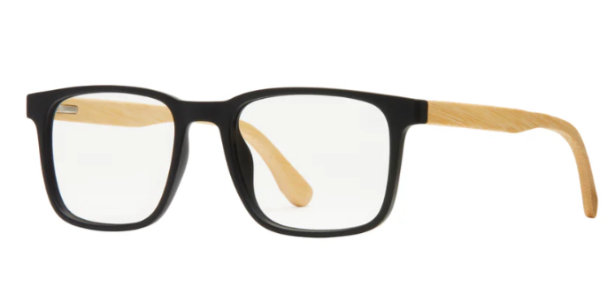 Davis Blue Light Glasses - Onyx/Bamboo