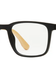 Davis Blue Light Glasses - Onyx/Bamboo