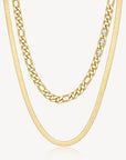 Symphonia Double Strand Necklace - Gold