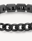 Mens Stainless/Gunmetal Bracelet