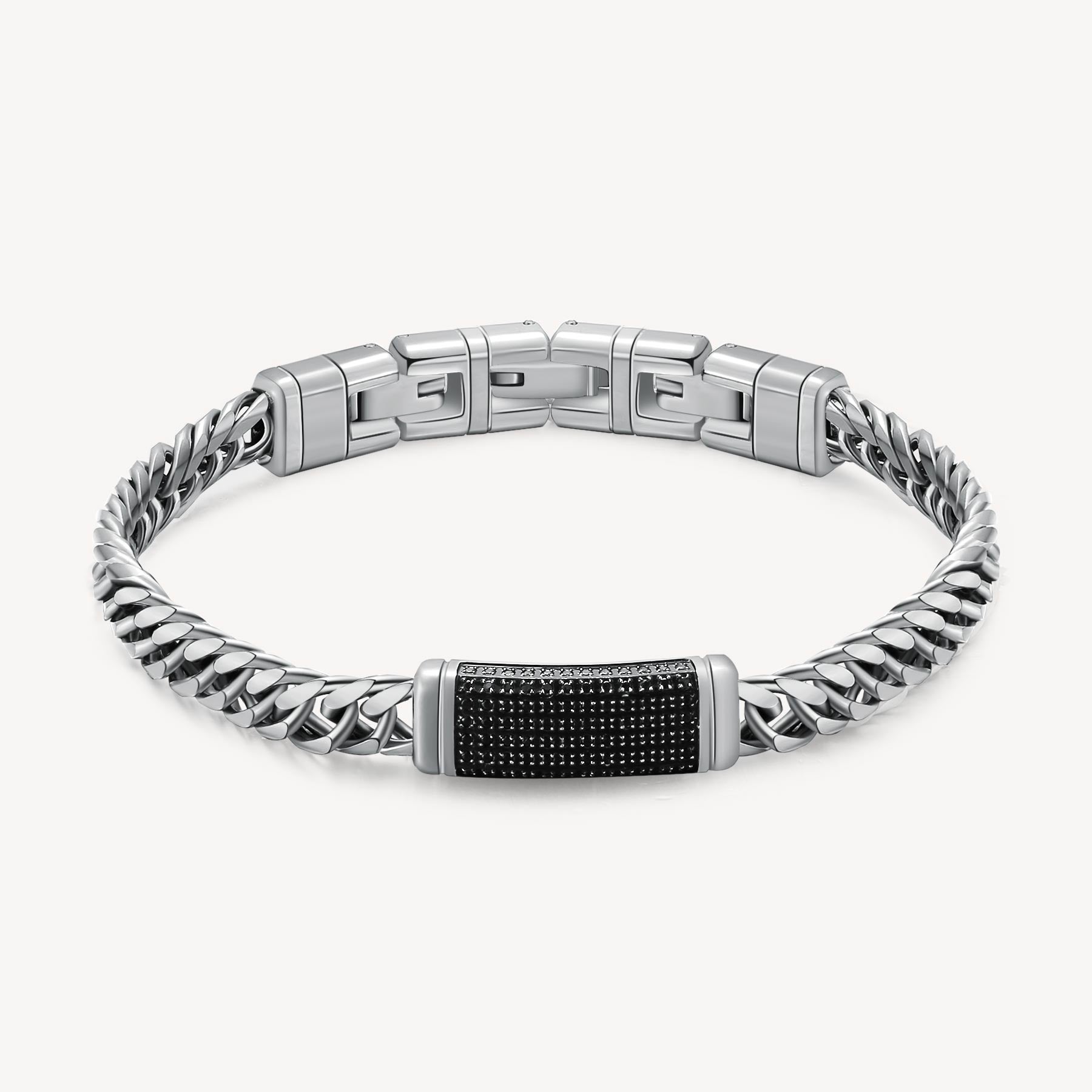 Mens Chain Tag Bracelet
