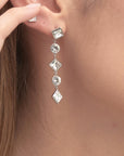 Emphasis Dangle Crystal Earrings