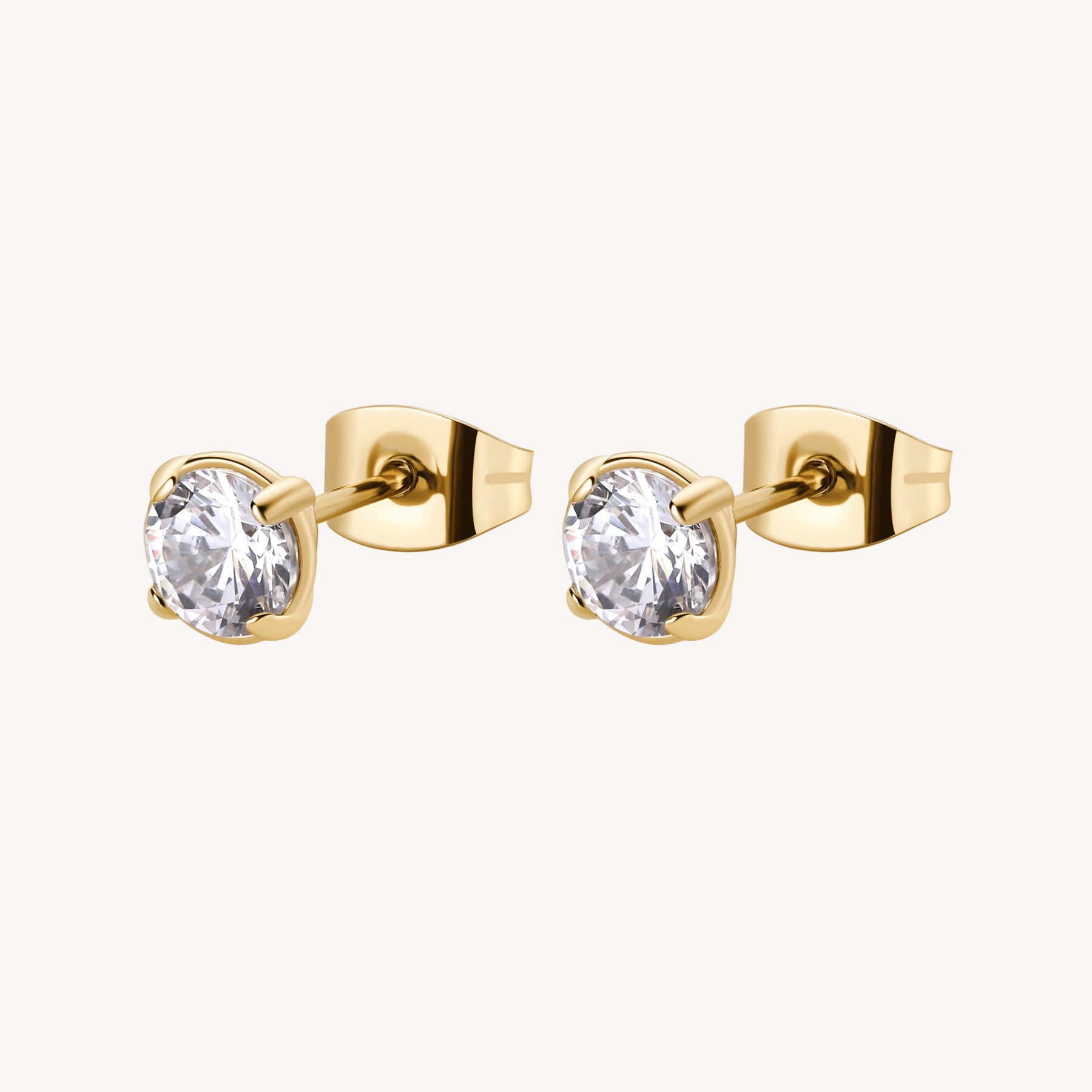 Desideri CZ Studs - Gold