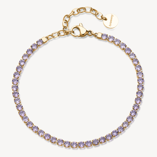 Amethyst CZ Bracelet
