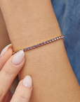 Amethyst CZ Bracelet