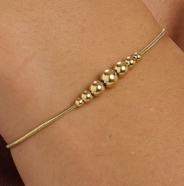 Gold Perfect Ball Chain Bracelet