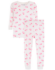 Watercolor Hearts Pajama Set 9M