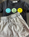 Smiley Tee & Shorts Set