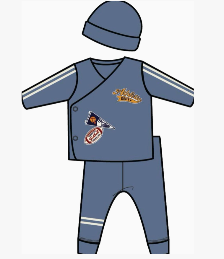 Varsity Football Thermal 3 Piece Set