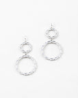 Double Hoop Earring Silver