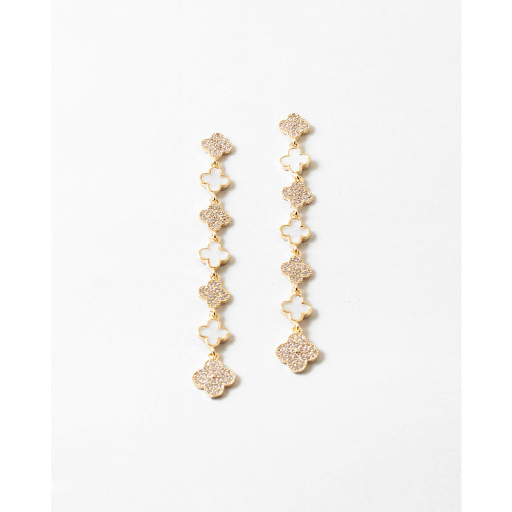 GOLD Clover Earrings