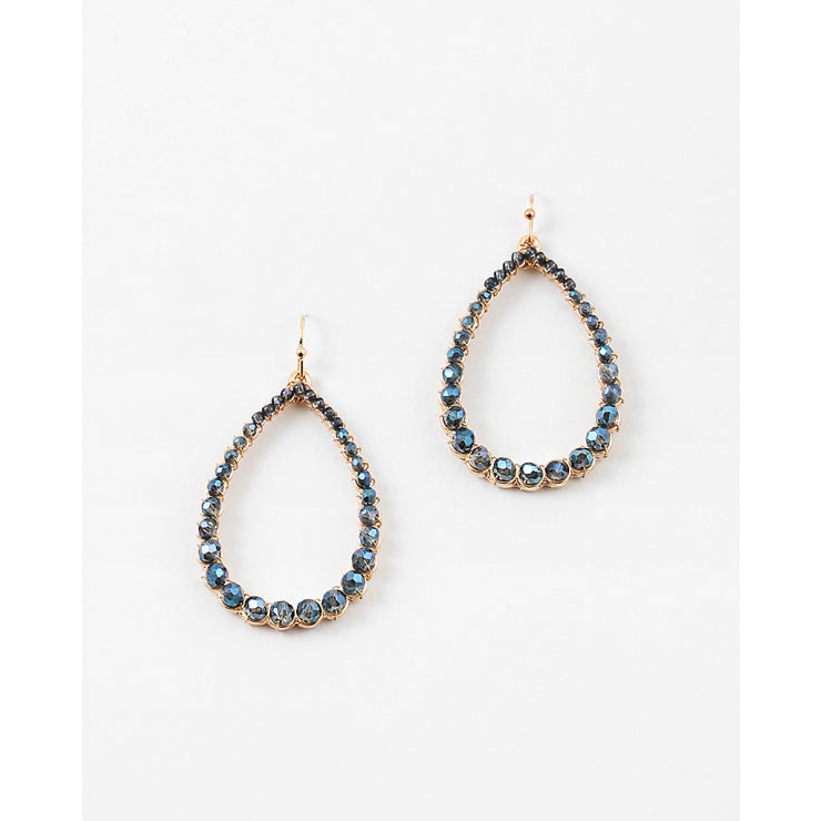 Blue & Gold Earring