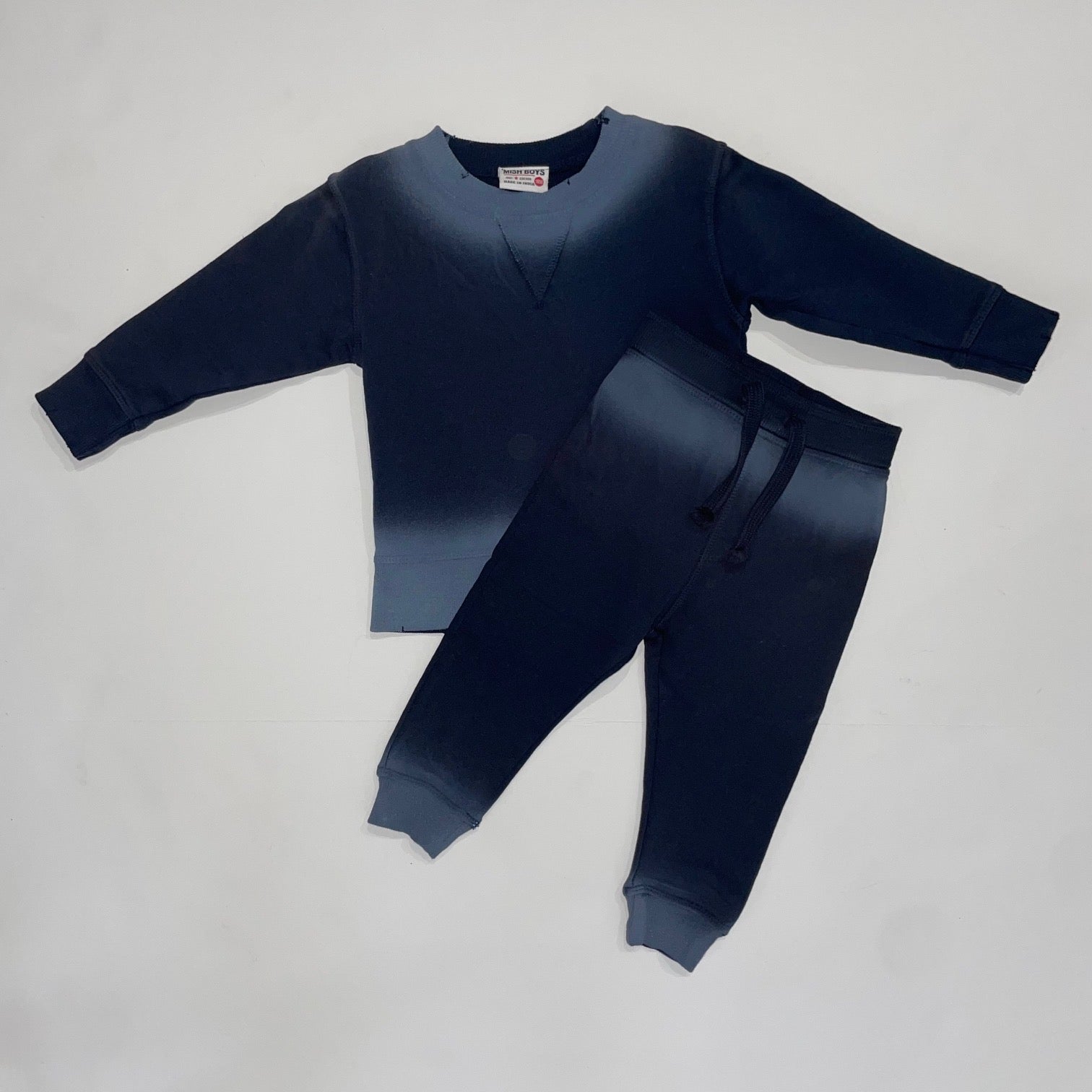 Navy Ombre Sweatsuit 6M