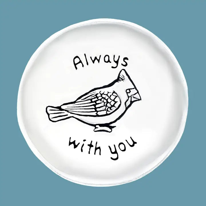 Cardinal Always With You Charm Bowl