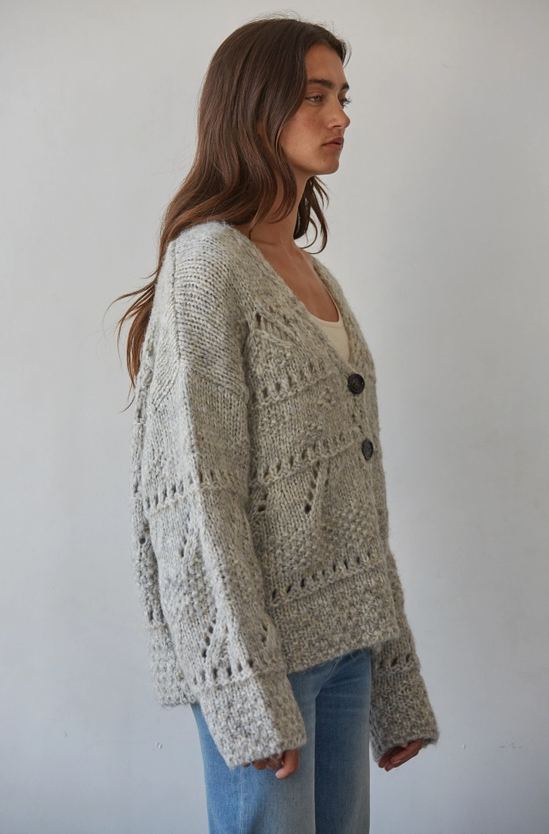 Aven Crochet Cardigan Sweater