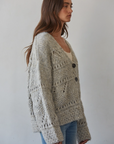 Aven Crochet Cardigan Sweater