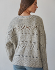 Aven Crochet Cardigan Sweater