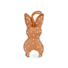 Load image into Gallery viewer, Bunny Rabbit Ornament Orange