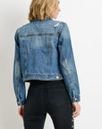 Distressed Denim Jacket