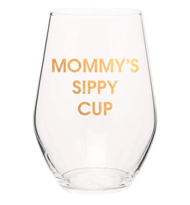 Mommy's Sippy Cup Wine Glass