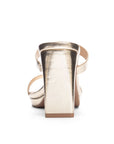 Gold Metallic Tete Heel
