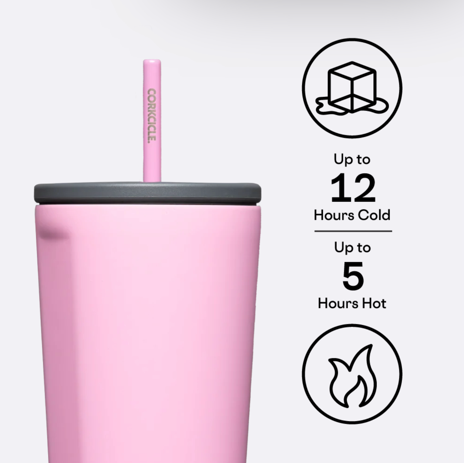 24oz Cold Cup - Sun Soaked Pink