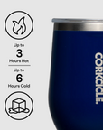 Classic 12oz Stemless - Glossy Navy