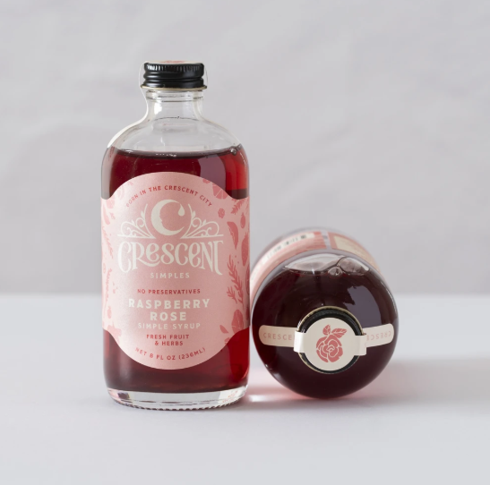 Raspberry Rose 16OZ Simple Syrup