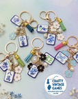 Mahjong Keychain Red