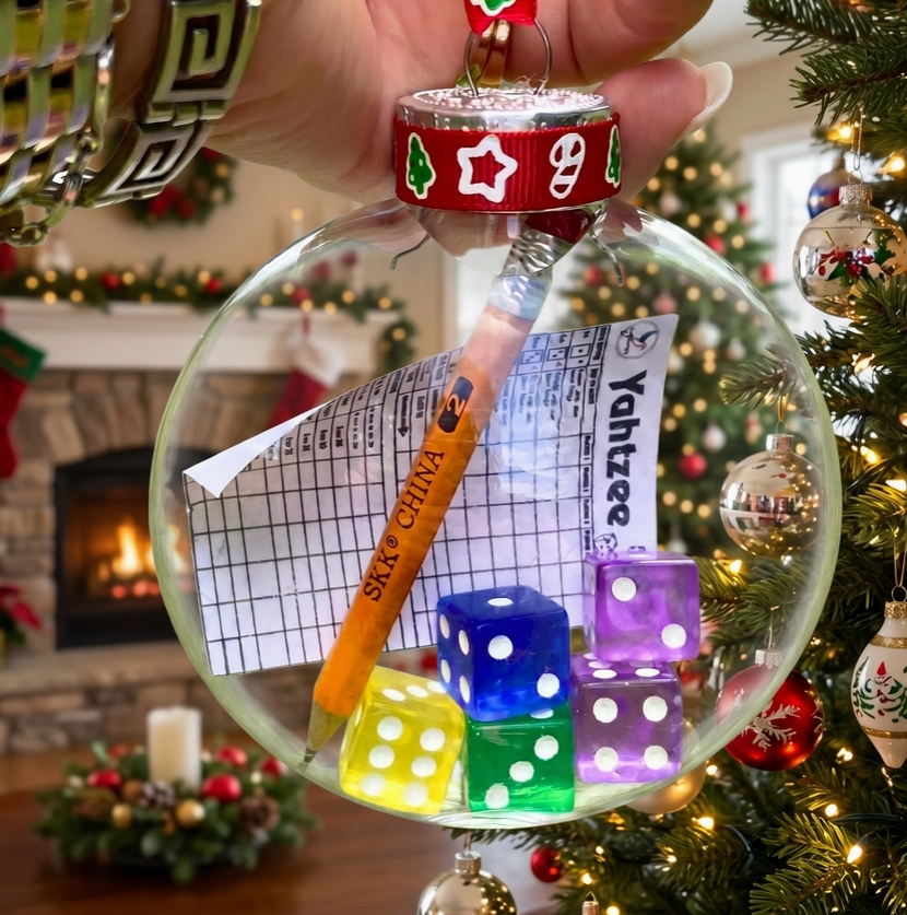 Yahtzee Dice Game Ornament