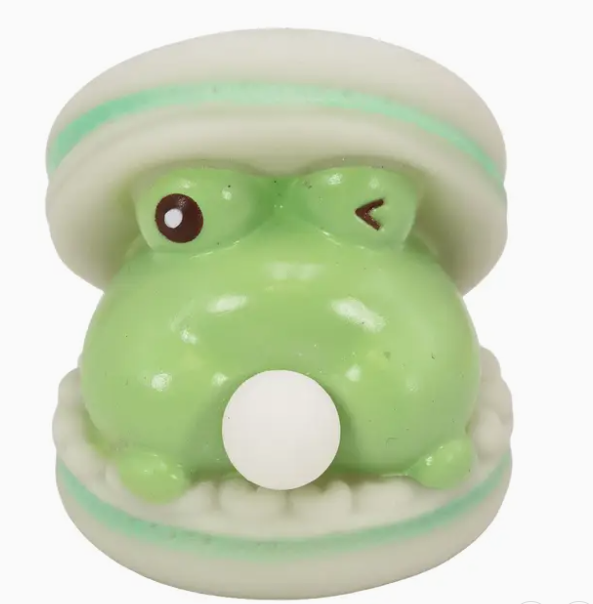 Green Frog Macaron Squishy