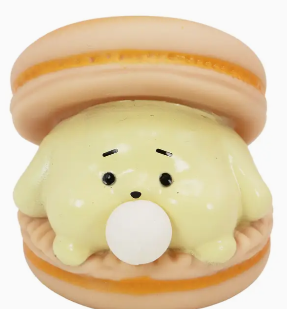 Beige Dog Macaron Squishy