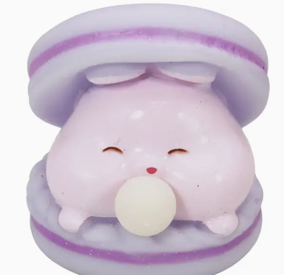 Purple Bunny Macaron Squishy
