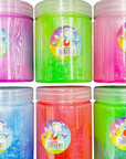 Ombre Glitter Slime Jar Black