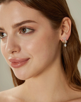 Freshwater Pearl Flower Drop Earrings
