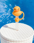 Straw Toppers Rubber Duck