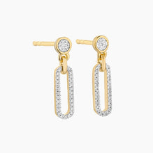 Load image into Gallery viewer, Meet Me in the Middle Earrings Gold