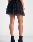 Layered Tulle Mini Skirt
