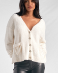 Off White Sweater Cardigan